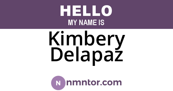 Kimbery Delapaz