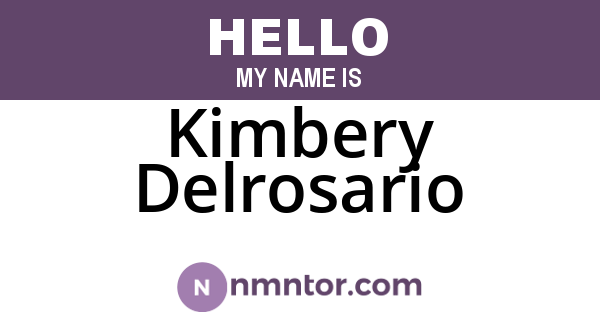 Kimbery Delrosario