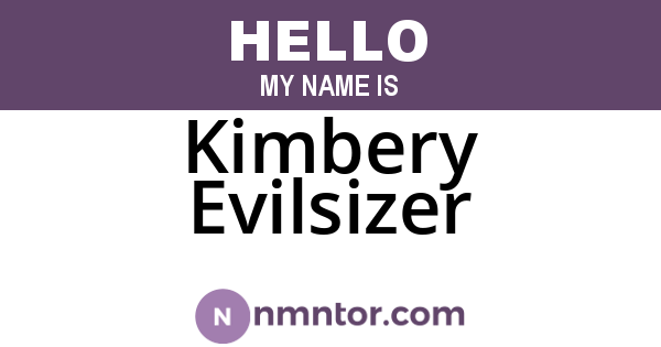 Kimbery Evilsizer