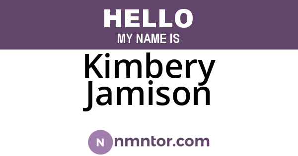 Kimbery Jamison