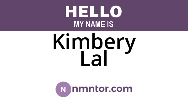 Kimbery Lal