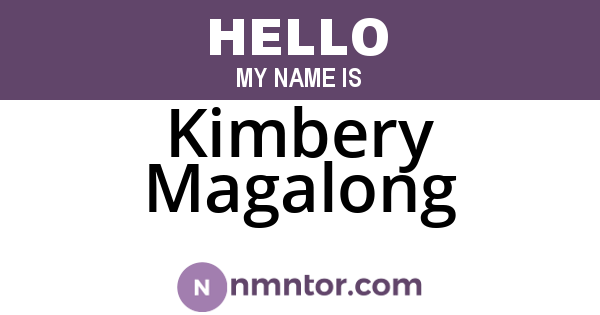 Kimbery Magalong