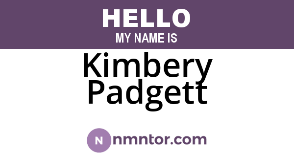 Kimbery Padgett