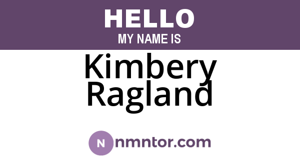 Kimbery Ragland