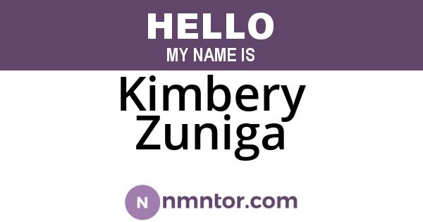 Kimbery Zuniga