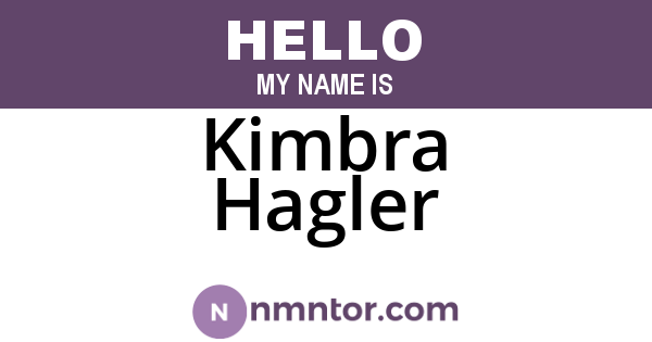 Kimbra Hagler
