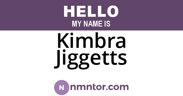 Kimbra Jiggetts