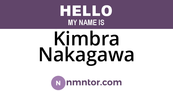 Kimbra Nakagawa