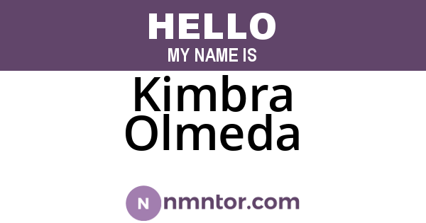 Kimbra Olmeda