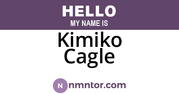 Kimiko Cagle