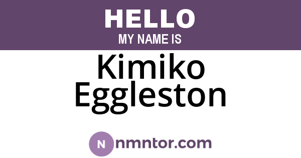 Kimiko Eggleston