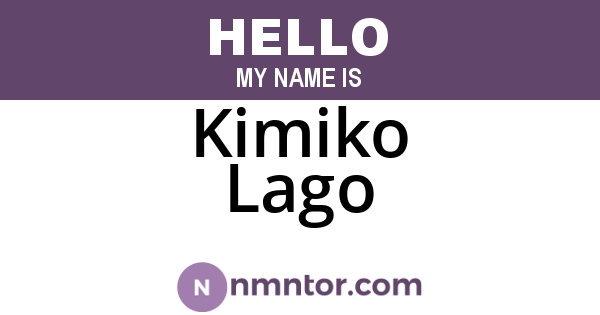 Kimiko Lago