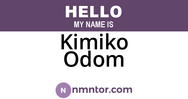 Kimiko Odom