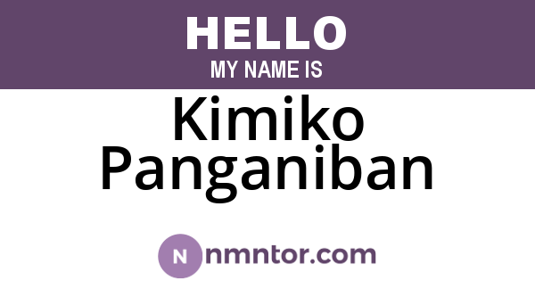 Kimiko Panganiban