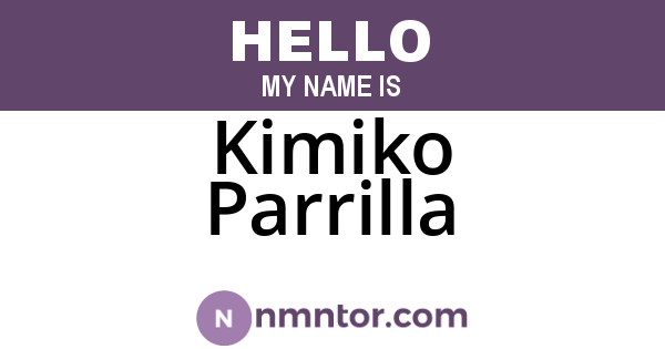 Kimiko Parrilla