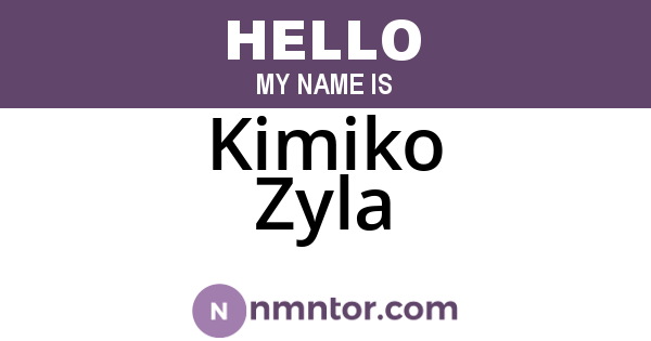 Kimiko Zyla