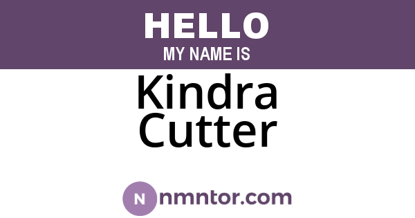 Kindra Cutter