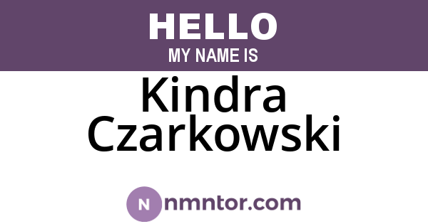 Kindra Czarkowski