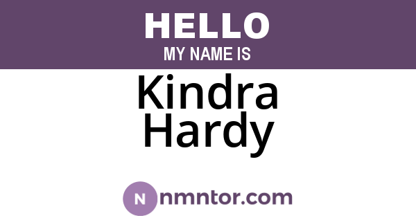 Kindra Hardy