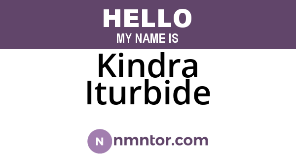 Kindra Iturbide