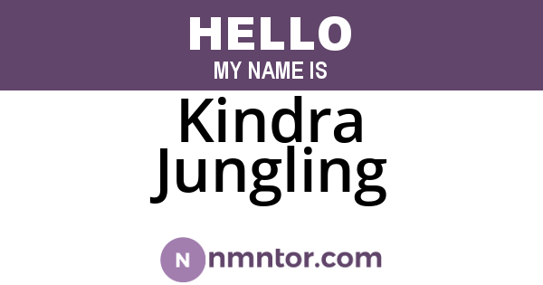 Kindra Jungling