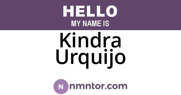 Kindra Urquijo