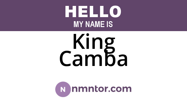 King Camba