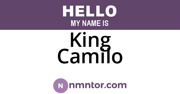 King Camilo