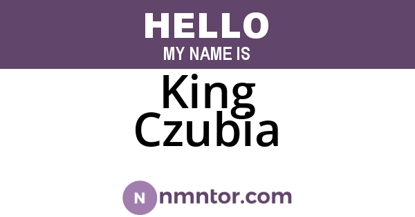 King Czubia