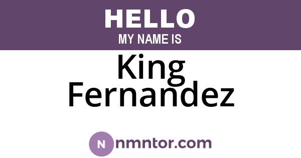 King Fernandez