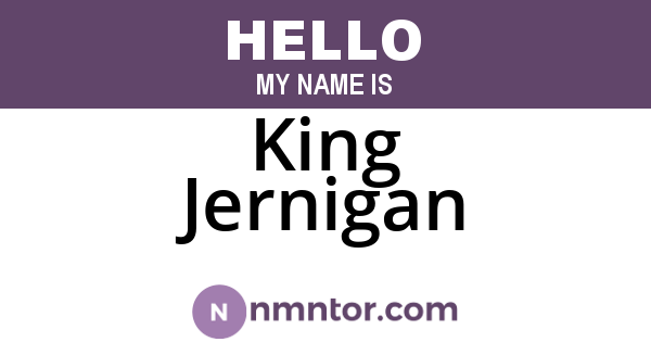 King Jernigan