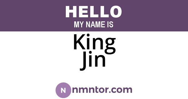 King Jin