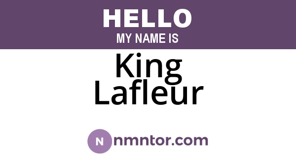 King Lafleur