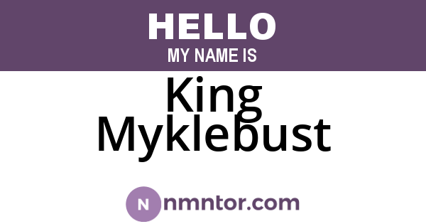 King Myklebust
