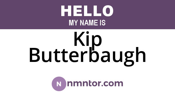 Kip Butterbaugh