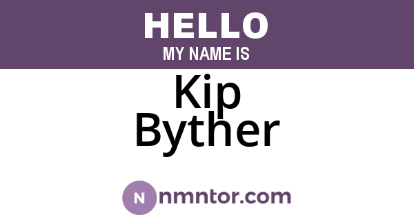 Kip Byther