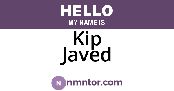 Kip Javed
