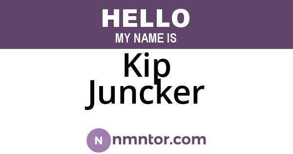 Kip Juncker