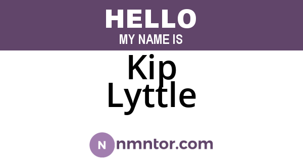 Kip Lyttle