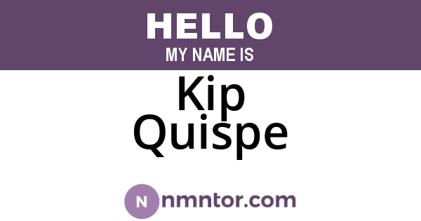 Kip Quispe