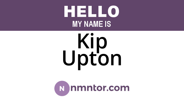 Kip Upton