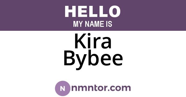 Kira Bybee