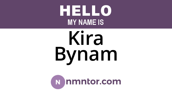 Kira Bynam