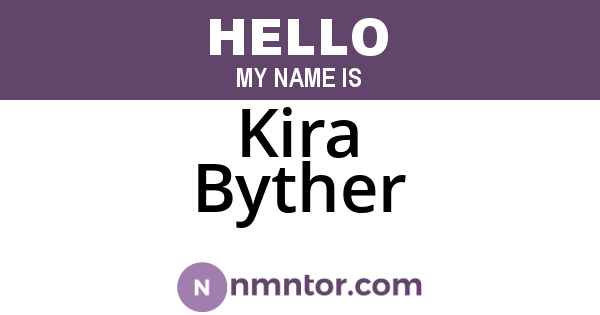 Kira Byther