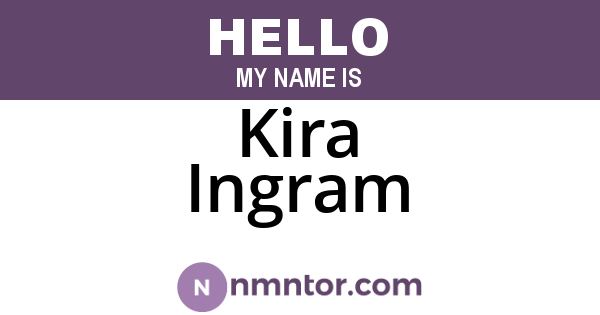 Kira Ingram