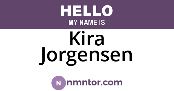 Kira Jorgensen