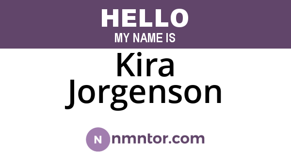 Kira Jorgenson