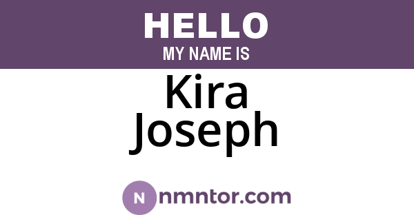 Kira Joseph