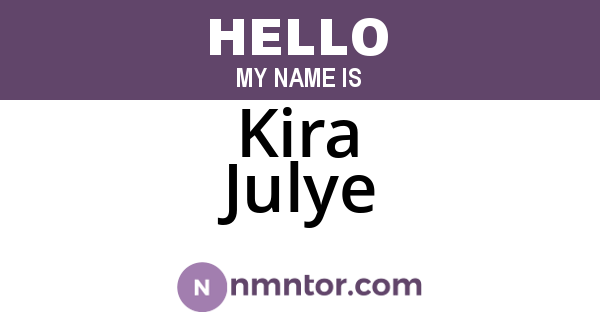 Kira Julye