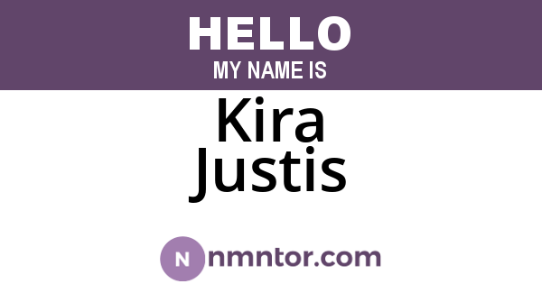 Kira Justis